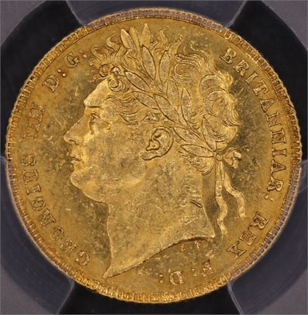 1824 Sovereign Great Britain PCGS MS61