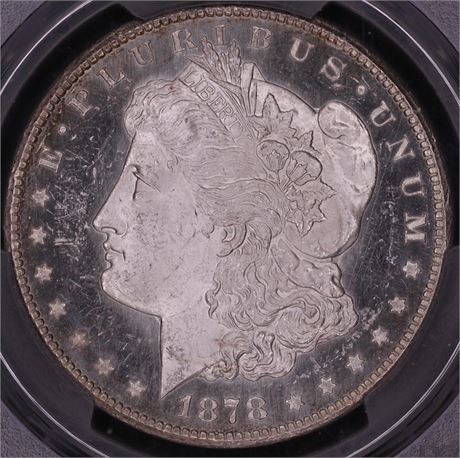 1878-CC $1 PCGS MS63 DMPL